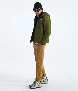 Klassische Daunenjacke mit Kapuze für Herren