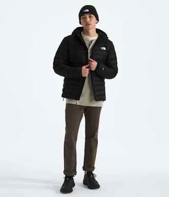 Klassische Daunenjacke mit Kapuze für Herren
