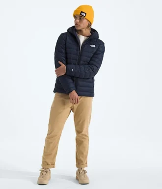 Klassische Daunenjacke mit Kapuze für Herren