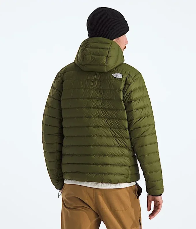 Klassische Daunenjacke mit Kapuze für Herren Klassische Daunenjacke mit Kapuze für Herren