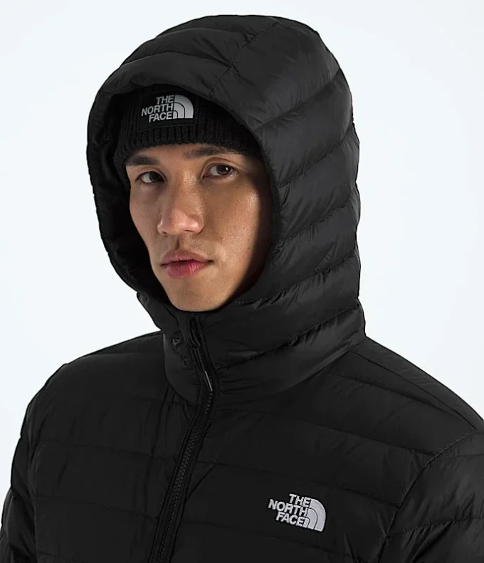 Klassische Daunenjacke mit Kapuze für Herren
