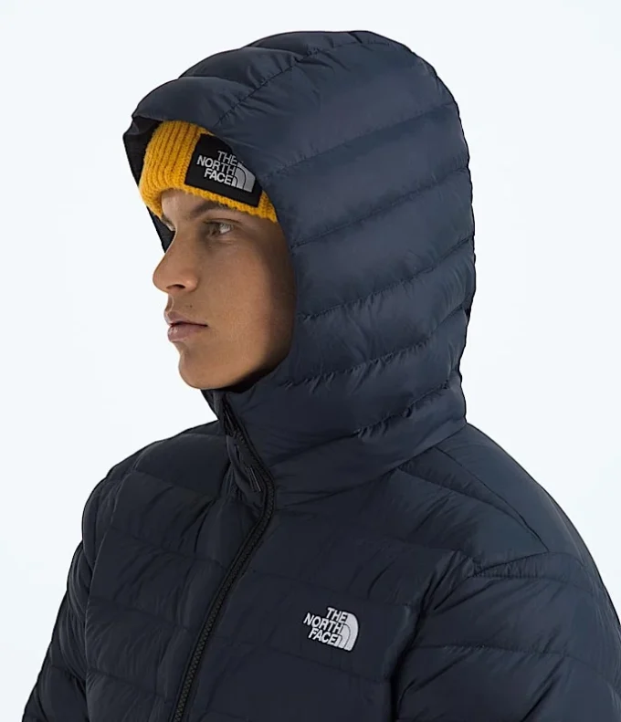 Klassische Daunenjacke mit Kapuze für Herren Klassische Daunenjacke mit Kapuze für Herren