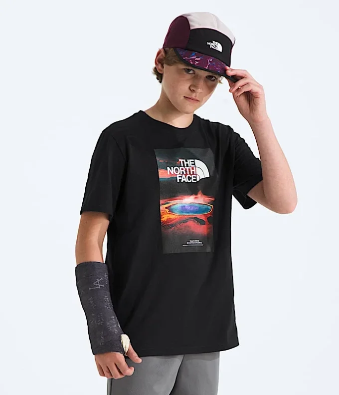 Kurzarm-T-Shirt „Landscapes” für Jungen und Mädchen Kurzarm-T-Shirt „Landscapes” für Jungen und Mädchen