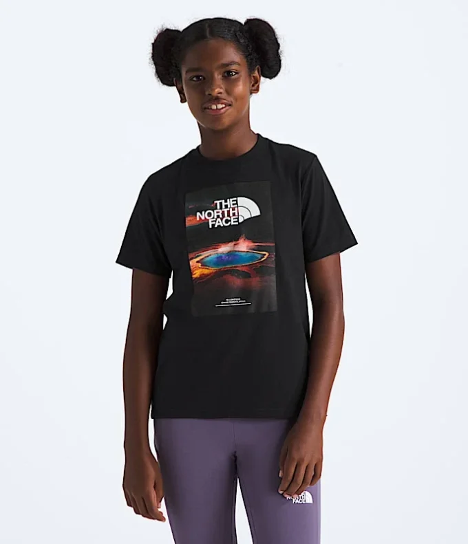 Kurzarm-T-Shirt „Landscapes” für Jungen und Mädchen Kurzarm-T-Shirt „Landscapes” für Jungen und Mädchen