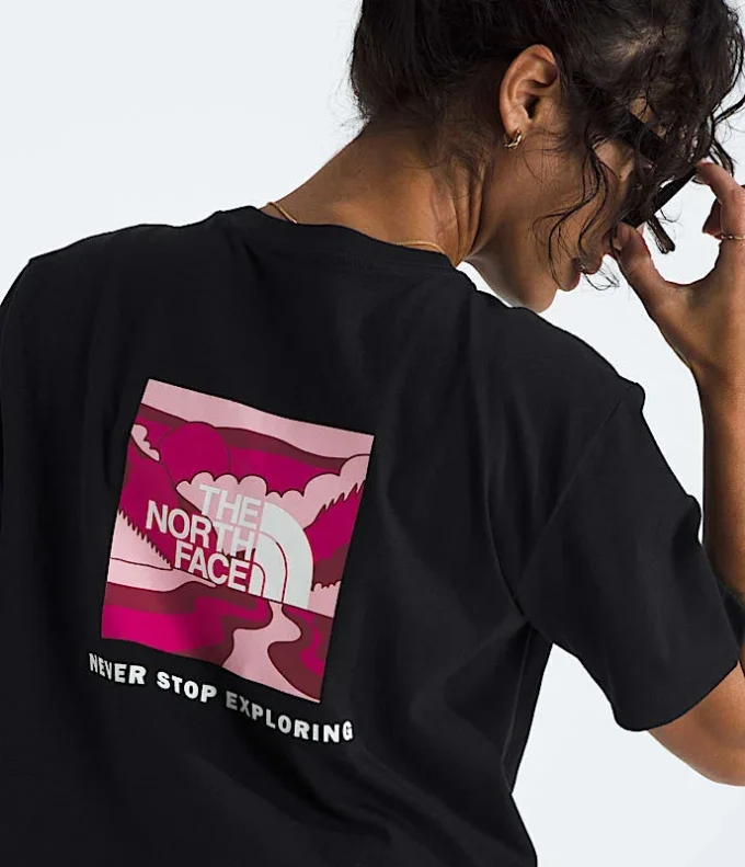 Kurzärmeliges Core Outdoor Valley Box NSE T-Shirt für Damen Kurzärmeliges Core Outdoor Valley Box NSE T-Shirt für Damen