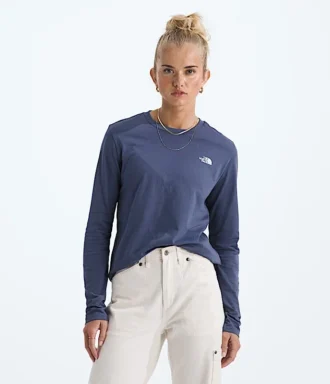 Langärmliges Simple Dome Tee für Damen