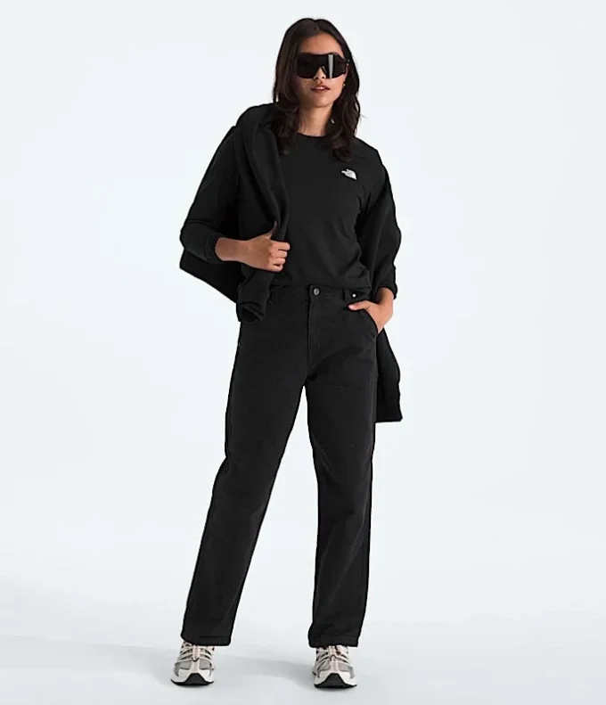 Langärmliges Simple Dome Tee für Damen Langärmliges Simple Dome Tee für Damen