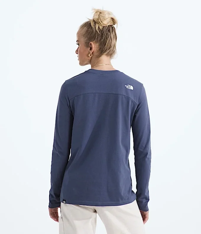 Langärmliges Simple Dome Tee für Damen Langärmliges Simple Dome Tee für Damen