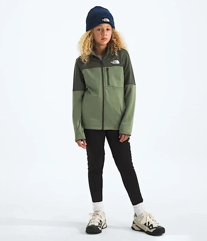 Midlayer mit durchgehendem Reißverschluss für Jungen und Mädchen Midlayer mit durchgehendem Reißverschluss für Jungen und Mädchen