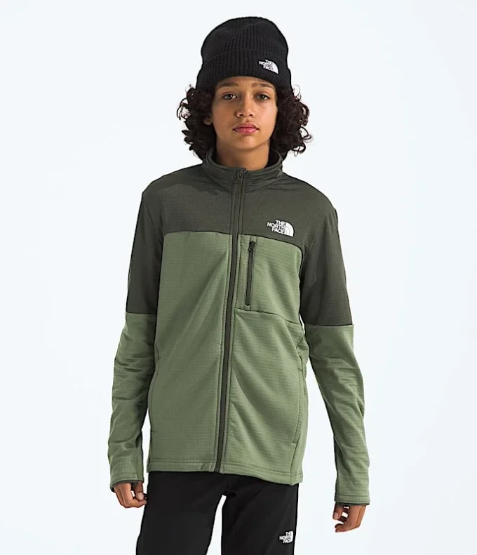 Midlayer mit durchgehendem Reißverschluss für Jungen und Mädchen Midlayer mit durchgehendem Reißverschluss für Jungen und Mädchen