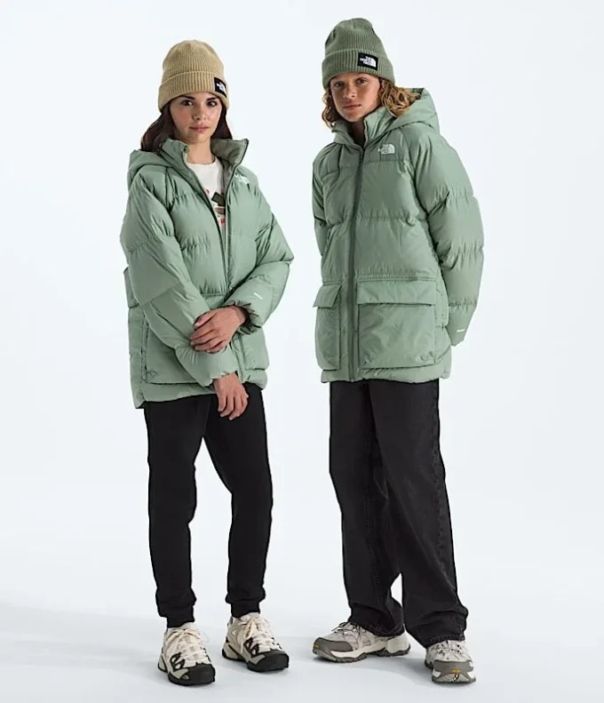 North Down Fleece-gefütterter kurzer Parka für Jungen und Mädchen North Down Fleece-gefütterter kurzer Parka für Jungen und Mädchen