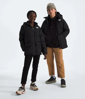 North Down Fleece-gefütterter kurzer Parka für Jungen und Mädchen