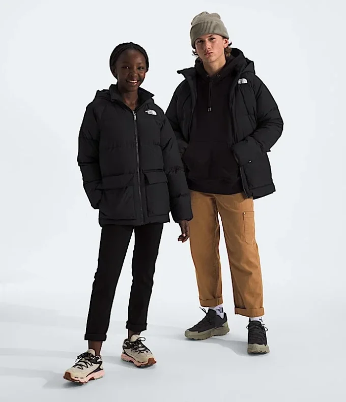 North Down Fleece-gefütterter kurzer Parka für Jungen und Mädchen North Down Fleece-gefütterter kurzer Parka für Jungen und Mädchen