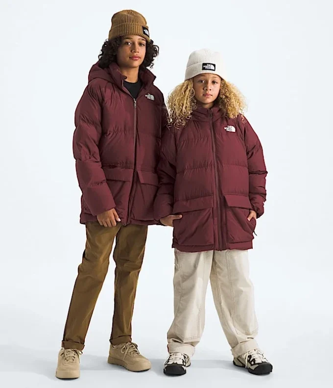 North Down Fleece-gefütterter kurzer Parka für Jungen und Mädchen North Down Fleece-gefütterter kurzer Parka für Jungen und Mädchen