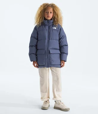 North Down Fleece-gefütterter kurzer Parka für Jungen und Mädchen