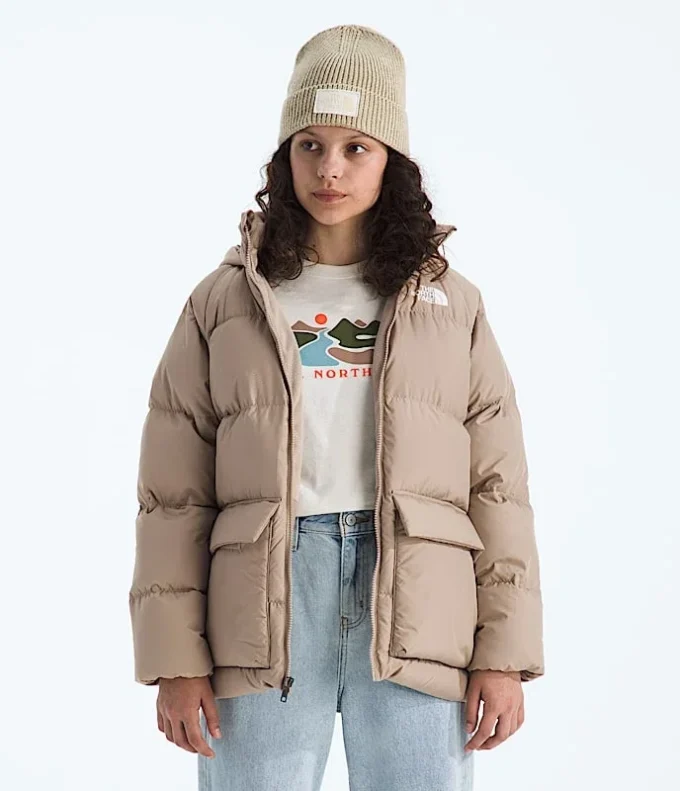 North Down Fleece-gefütterter kurzer Parka für Jungen und Mädchen North Down Fleece-gefütterter kurzer Parka für Jungen und Mädchen
