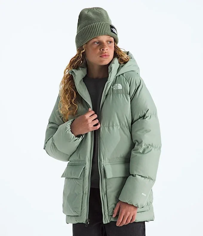 North Down Fleece-gefütterter kurzer Parka für Jungen und Mädchen North Down Fleece-gefütterter kurzer Parka für Jungen und Mädchen