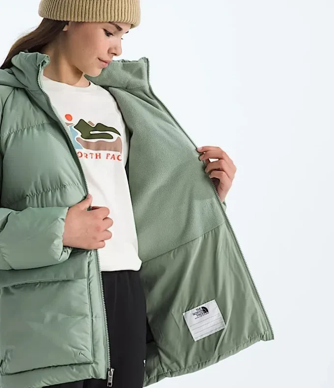 North Down Fleece-gefütterter kurzer Parka für Jungen und Mädchen North Down Fleece-gefütterter kurzer Parka für Jungen und Mädchen