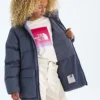North Down Fleece-gefütterter kurzer Parka für Jungen und Mädchen North Down Fleece-gefütterter kurzer Parka für Jungen und Mädchen