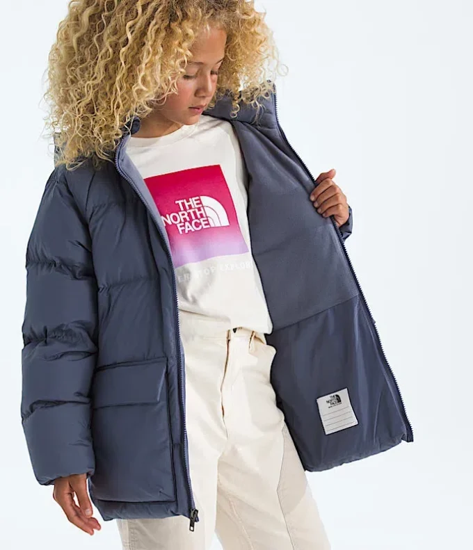 North Down Fleece-gefütterter kurzer Parka für Jungen und Mädchen North Down Fleece-gefütterter kurzer Parka für Jungen und Mädchen