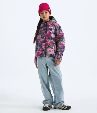 North Down Hooded Jacket für Mädchen – Print