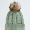 Oh Mega Fur Pom Beanie für Damen Oh Mega Fur Pom Beanie für Damen