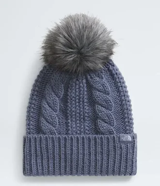 Oh Mega Fur Pom Beanie für Damen
