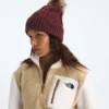 Oh Mega Fur Pom Beanie für Damen Oh Mega Fur Pom Beanie für Damen