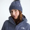 Oh Mega Fur Pom Beanie für Damen Oh Mega Fur Pom Beanie für Damen