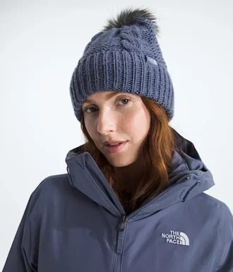 Oh Mega Fur Pom Beanie für Damen