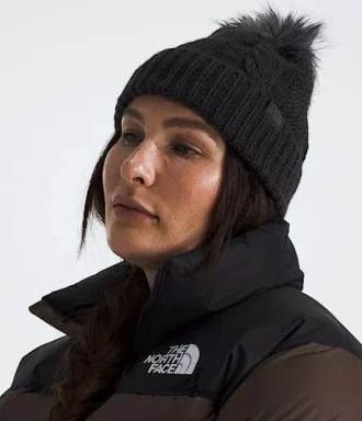 Oh Mega Fur Pom Beanie für Damen