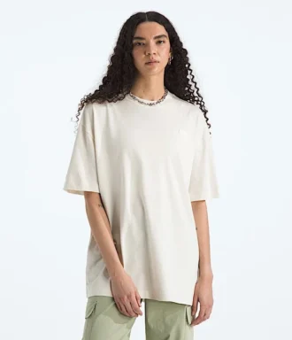 TNF™ Essential Simple Dome Oversized Kurzarm-T-Shirt für Damen