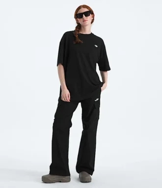 TNF™ Essential Simple Dome Oversized Kurzarm-T-Shirt für Damen