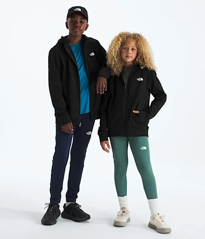 TNF™ Performance Fleece-Jacke mit Kapuze und durchgehendem Reißverschluss für Jungen und Mädchen TNF™ Performance Fleece-Jacke mit Kapuze und durchgehendem Reißverschluss für Jungen und Mädchen