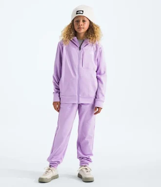 TNF™ Performance Fleece-Jacke mit Kapuze und durchgehendem Reißverschluss für Jungen und Mädchen
