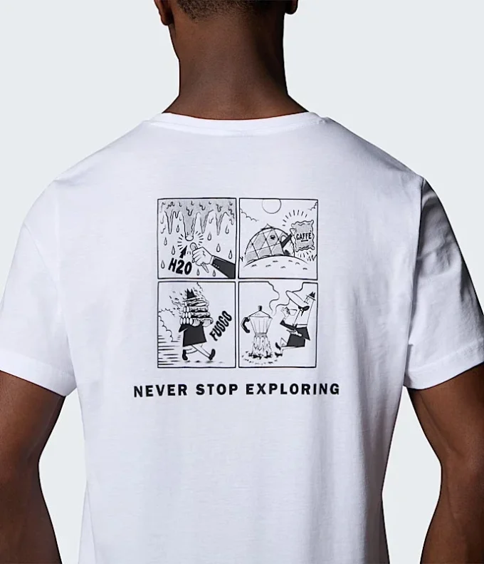 TNF X Bialetti Herren-T-Shirt mit kurzen Ärmeln TNF X Bialetti Herren-T-Shirt mit kurzen Ärmeln