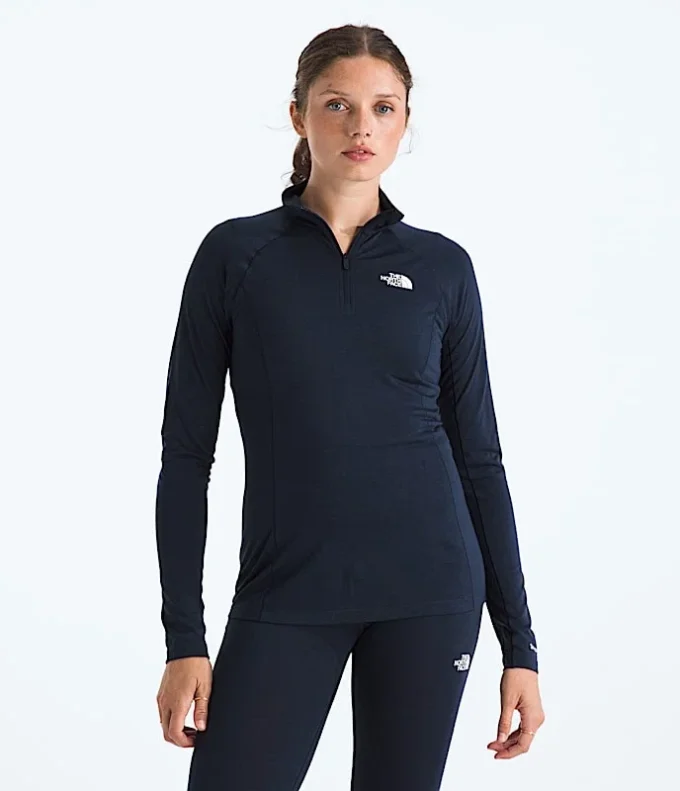 TNF X Smartwool Damen Merino Blend 150 Langarm ?-Zip