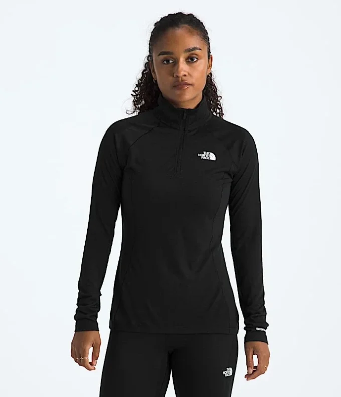 TNF X Smartwool Damen Merino Blend 150 Langarm ?-Zip