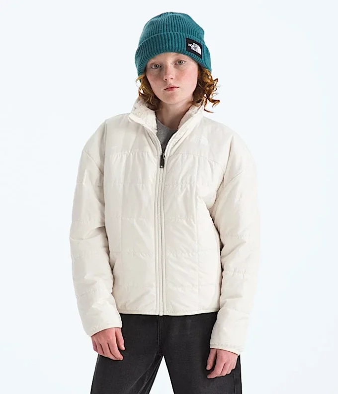 Wendbare Shasta-Jacke mit durchgehendem Reißverschluss für Mädchen Wendbare Shasta-Jacke mit durchgehendem Reißverschluss für Mädchen