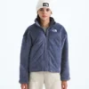 Wendbare Shasta-Jacke mit durchgehendem Reißverschluss für Mädchen Wendbare Shasta-Jacke mit durchgehendem Reißverschluss für Mädchen