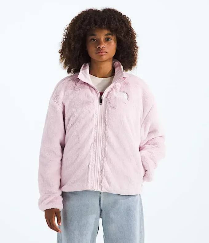 Wendbare Shasta-Jacke mit durchgehendem Reißverschluss für Mädchen Wendbare Shasta-Jacke mit durchgehendem Reißverschluss für Mädchen