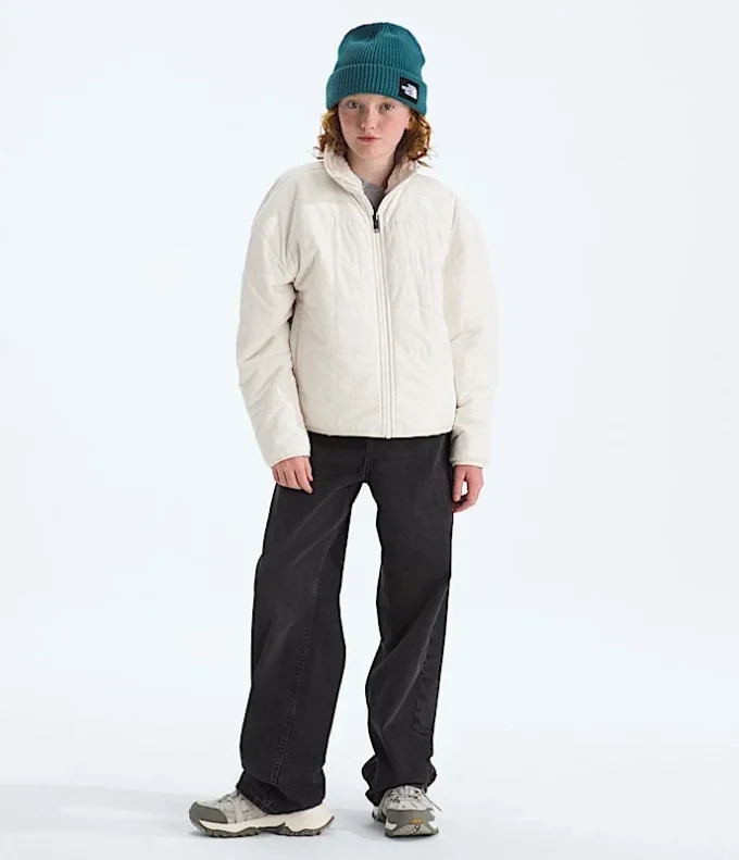 Wendbare Shasta-Jacke mit durchgehendem Reißverschluss für Mädchen Wendbare Shasta-Jacke mit durchgehendem Reißverschluss für Mädchen