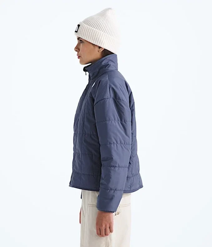 Wendbare Shasta-Jacke mit durchgehendem Reißverschluss für Mädchen Wendbare Shasta-Jacke mit durchgehendem Reißverschluss für Mädchen