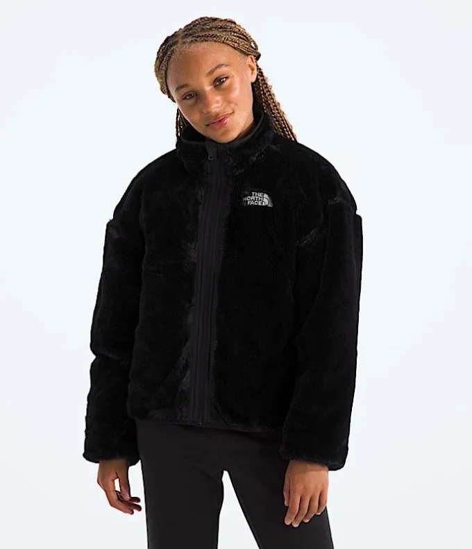 Wendbare Shasta-Jacke mit durchgehendem Reißverschluss für Mädchen Wendbare Shasta-Jacke mit durchgehendem Reißverschluss für Mädchen