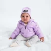 Wendbare Shasta-Jacke mit Kapuze und durchgehendem Reißverschluss für Babys Wendbare Shasta-Jacke mit Kapuze und durchgehendem Reißverschluss für Babys