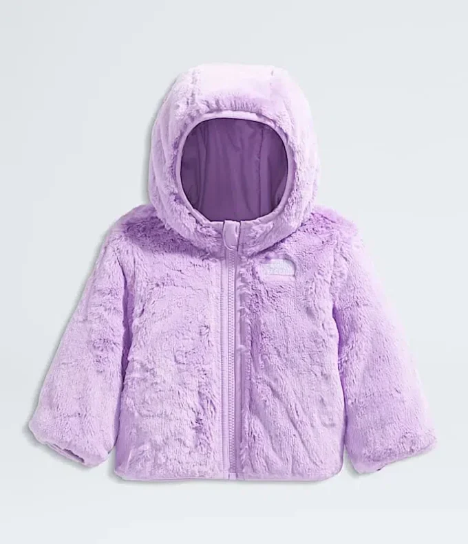 Wendbare Shasta-Jacke mit Kapuze und durchgehendem Reißverschluss für Babys Wendbare Shasta-Jacke mit Kapuze und durchgehendem Reißverschluss für Babys