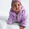 Wendbare Shasta-Jacke mit Kapuze und durchgehendem Reißverschluss für Babys Wendbare Shasta-Jacke mit Kapuze und durchgehendem Reißverschluss für Babys