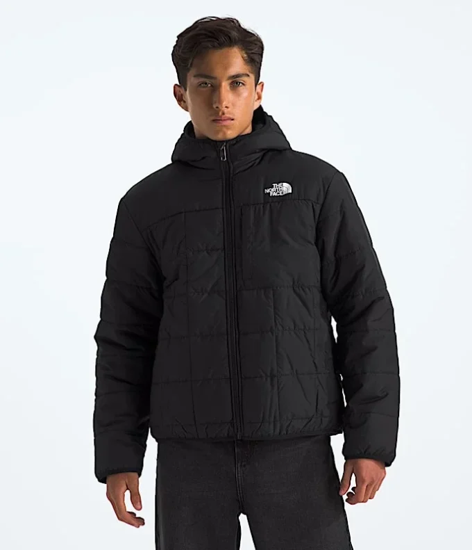 Wendbare Shasta-Jacke mit Kapuze und durchgehendem Reißverschluss für Jungen Wendbare Shasta-Jacke mit Kapuze und durchgehendem Reißverschluss für Jungen