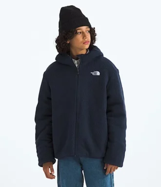 Wendbare Shasta-Jacke mit Kapuze und durchgehendem Reißverschluss für Jungen Wendbare Shasta-Jacke mit Kapuze und durchgehendem Reißverschluss für Jungen