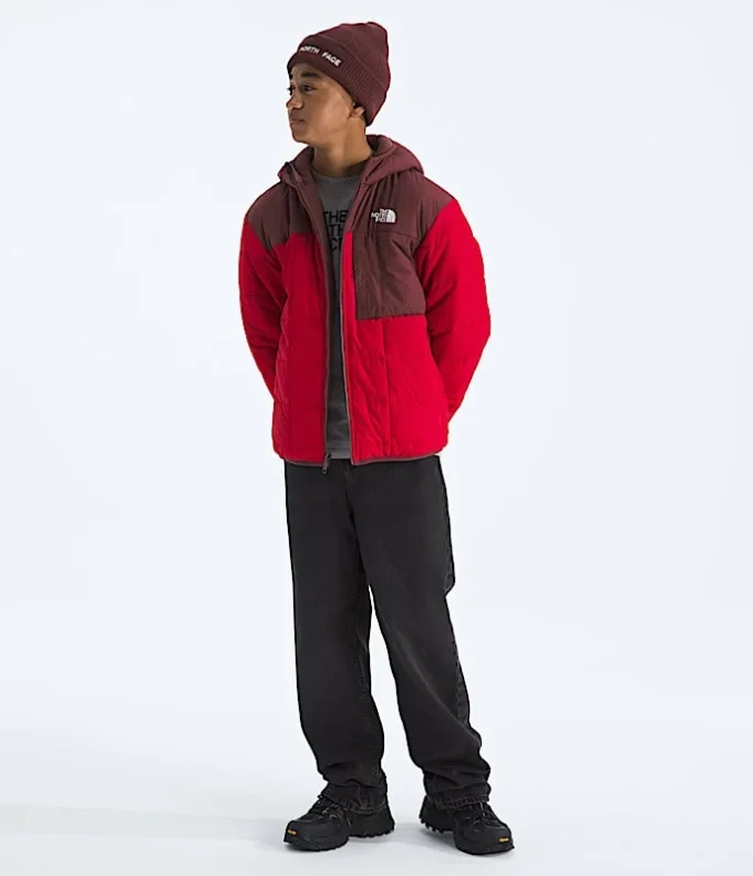 Wendbare Shasta-Jacke mit Kapuze und durchgehendem Reißverschluss für Jungen Wendbare Shasta-Jacke mit Kapuze und durchgehendem Reißverschluss für Jungen